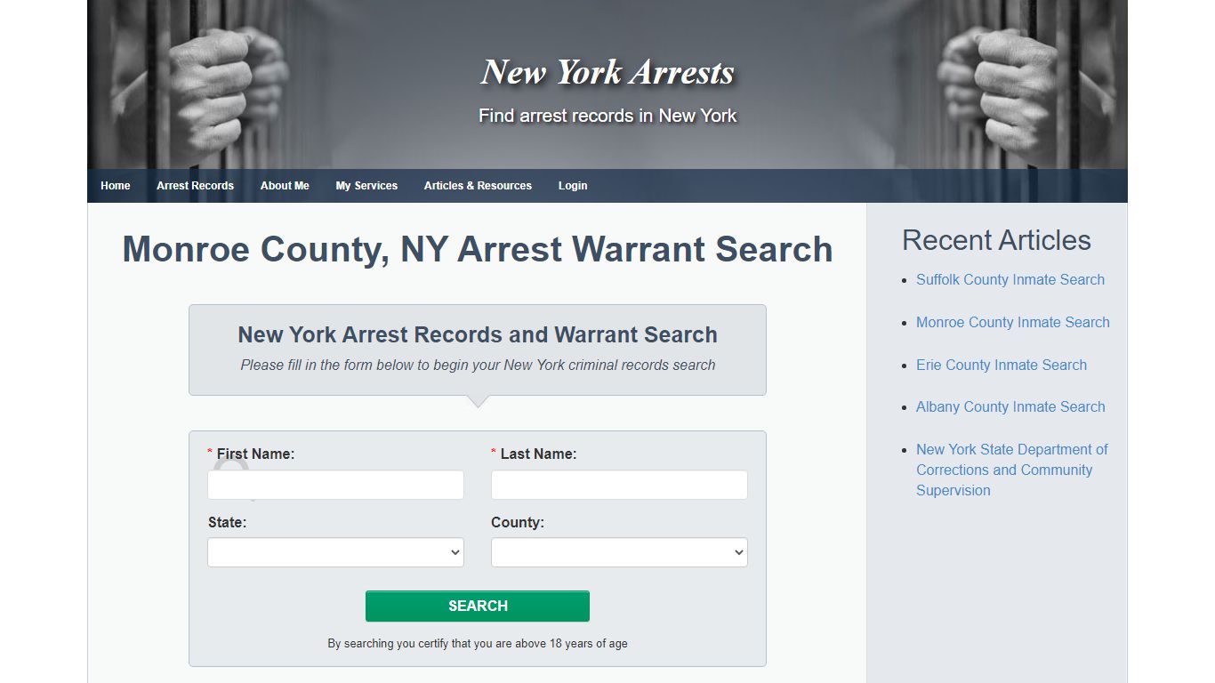 Monroe County, NY Arrest Warrant Search - New York Arrests